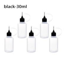 Load image into Gallery viewer, 5X 5/10/20/30/50/100ML Needle Tip Glue Bottle DIY Paper Art Quilling Tool Craft Parper Precision Bottle Needle Bottle Applicator