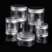Load image into Gallery viewer, 30-250ML Aluminum Cap Cosmetic Tin Pot Lip Balm Jar Containers Oil Wax Empty
