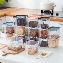 Load image into Gallery viewer, Household Refrigerator Storage Box Fruit  Vegetable Food Storage Box Kitchen Debris Finishing Organizer With Lid Container
