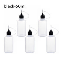 Load image into Gallery viewer, 5X 5/10/20/30/50/100ML Needle Tip Glue Bottle DIY Paper Art Quilling Tool Craft Parper Precision Bottle Needle Bottle Applicator
