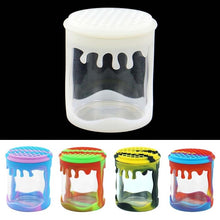 Load image into Gallery viewer, 1pcs Honeybee Shape Refillable Storage Bottle Jar Silicone Glass Container Pot for Smoke Wax Oil Cream Gel Box
