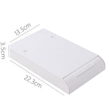 Load image into Gallery viewer, Self-adhesive Pencil Tray Desk Table Storage Drawer Organizer Box Under Desk Stand Self Stick under-drawer storage box
